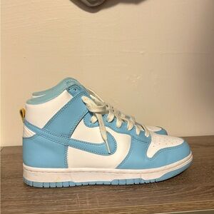 Teal Nike High Dunks